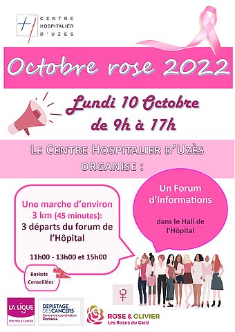 Centre hospitalier d'Uzès - Légende ci-après